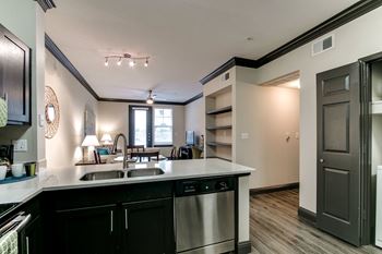 Built-in bookcases*
